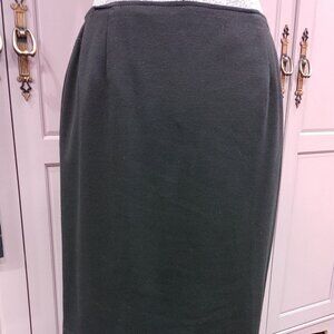 Black Knit Pencil Skirt, Size Medium